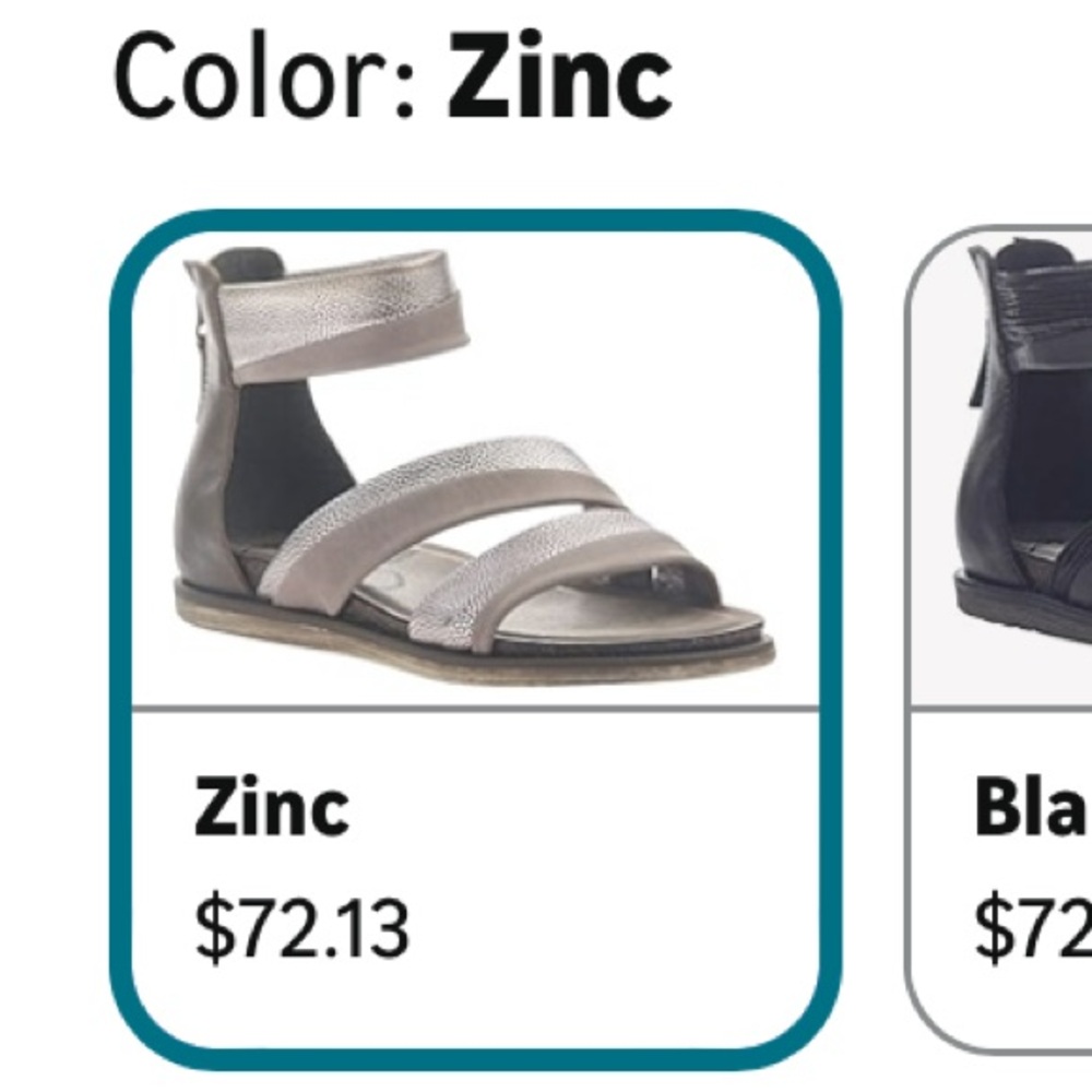 OTBT Women's Sandals in Brown and Silver